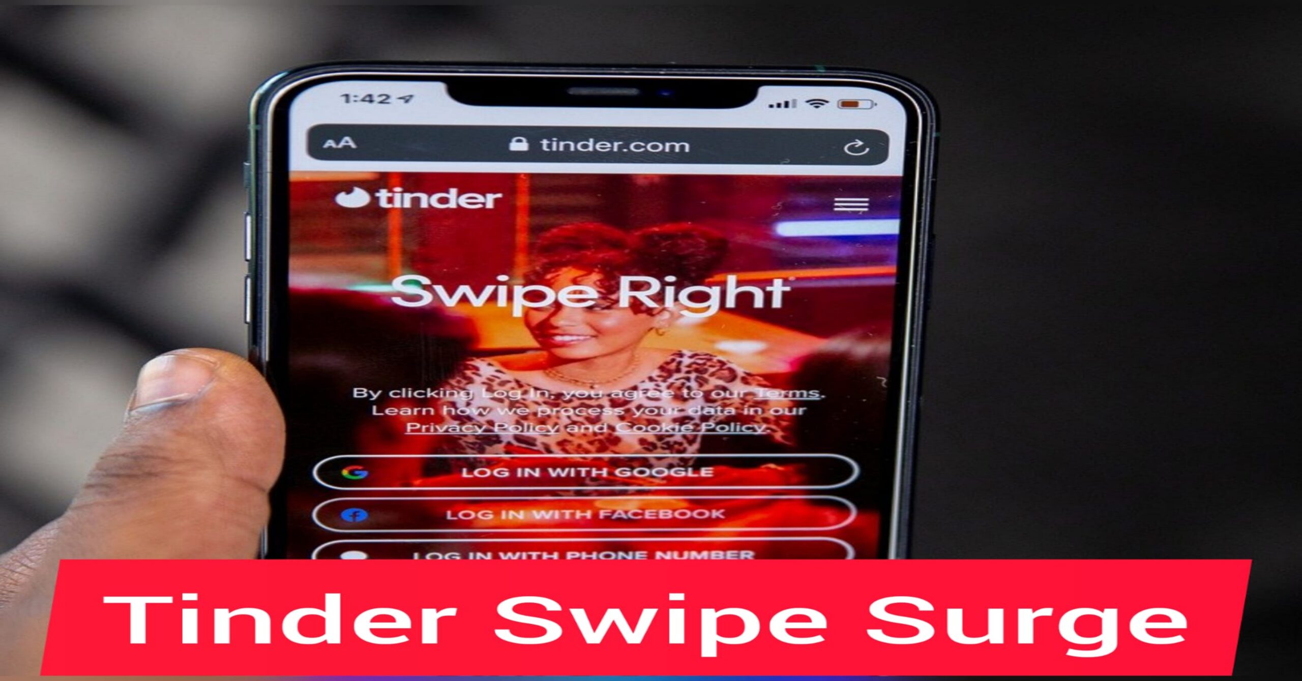 Tinder swipe Surge